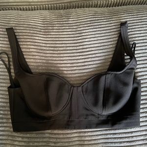 Alexander McQueen Cropped Top/Bralette Size 40